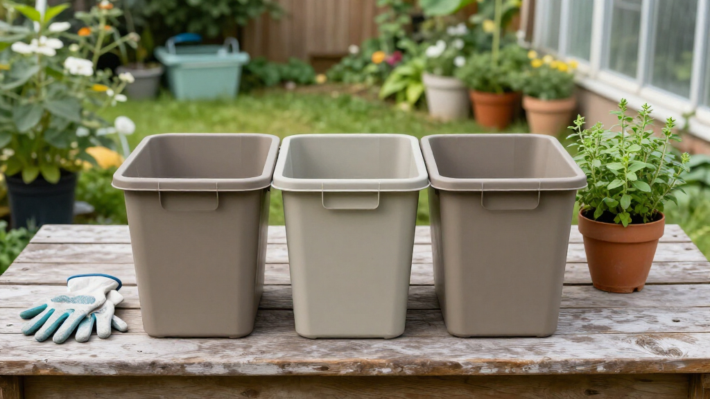 outdoor storage organization bins