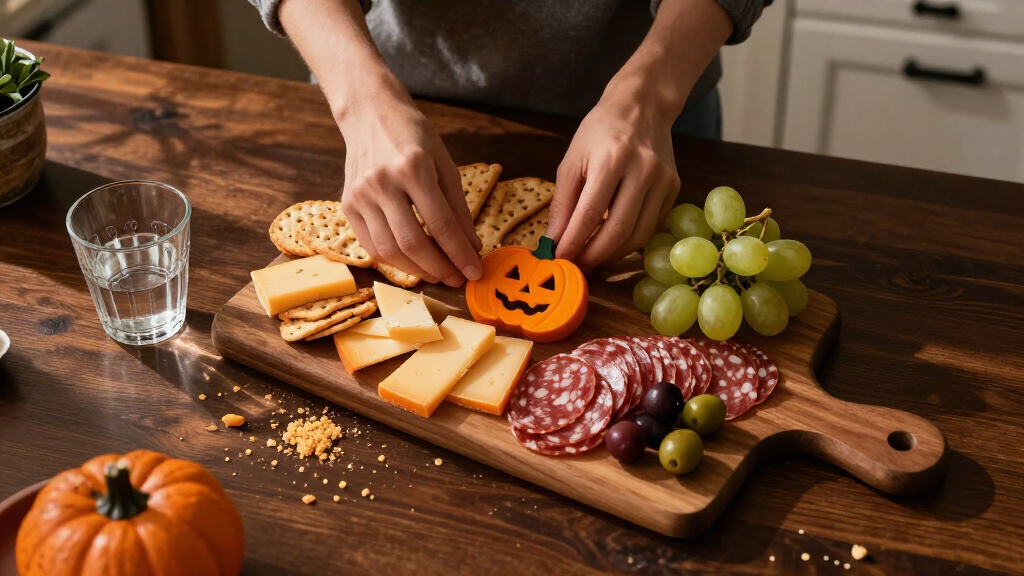 Halloween charcuterie boards