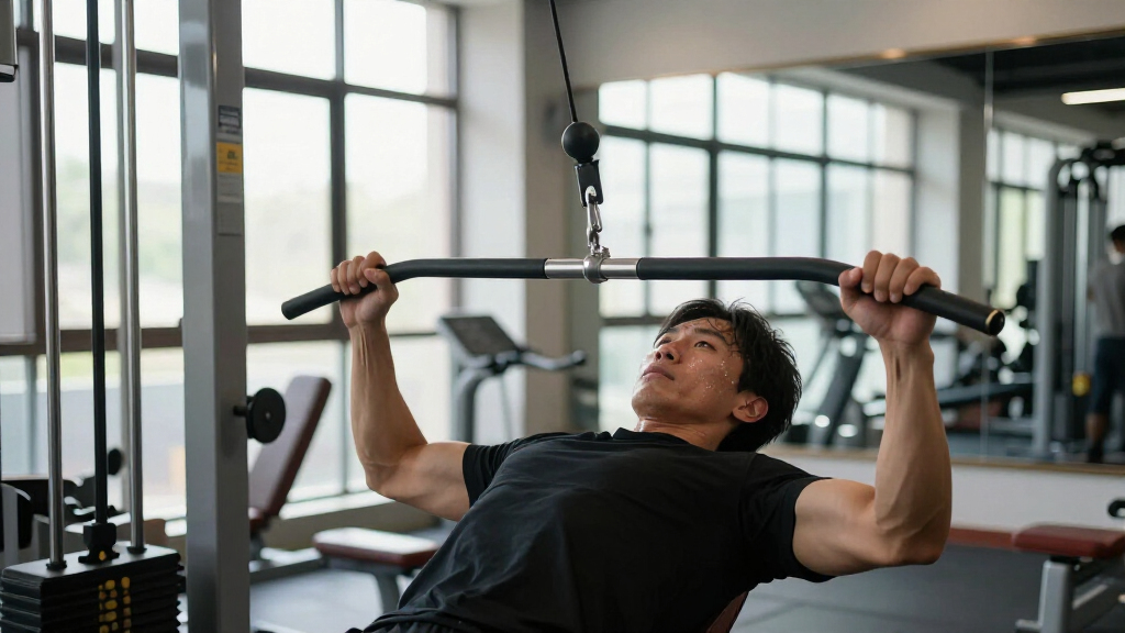 tricep bar attachment cable