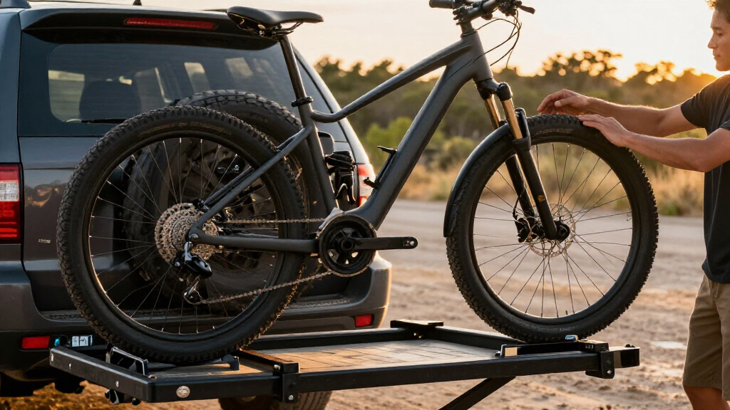 platform hitch rack for heavy e bikes