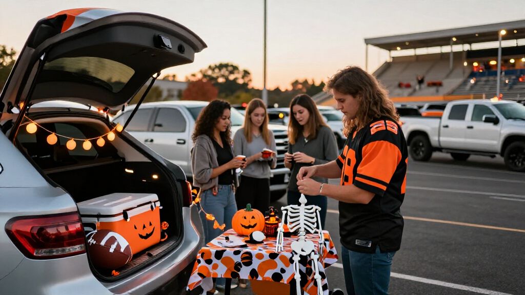 Halloween football tailgate accessories