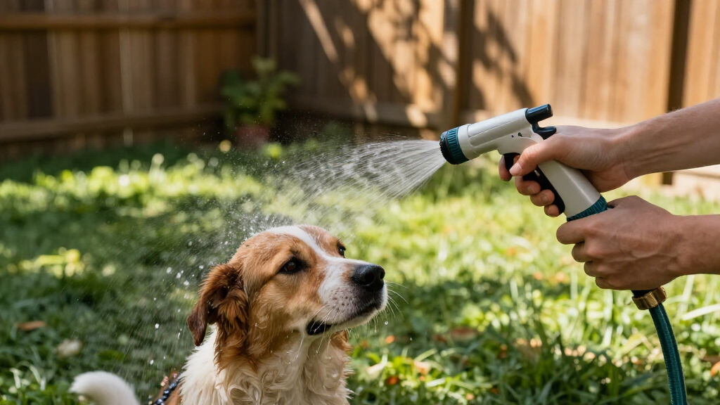 dog bathing sprayer attachment pro