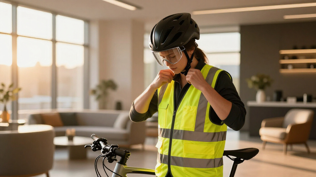best scooter helmets and reflective vests