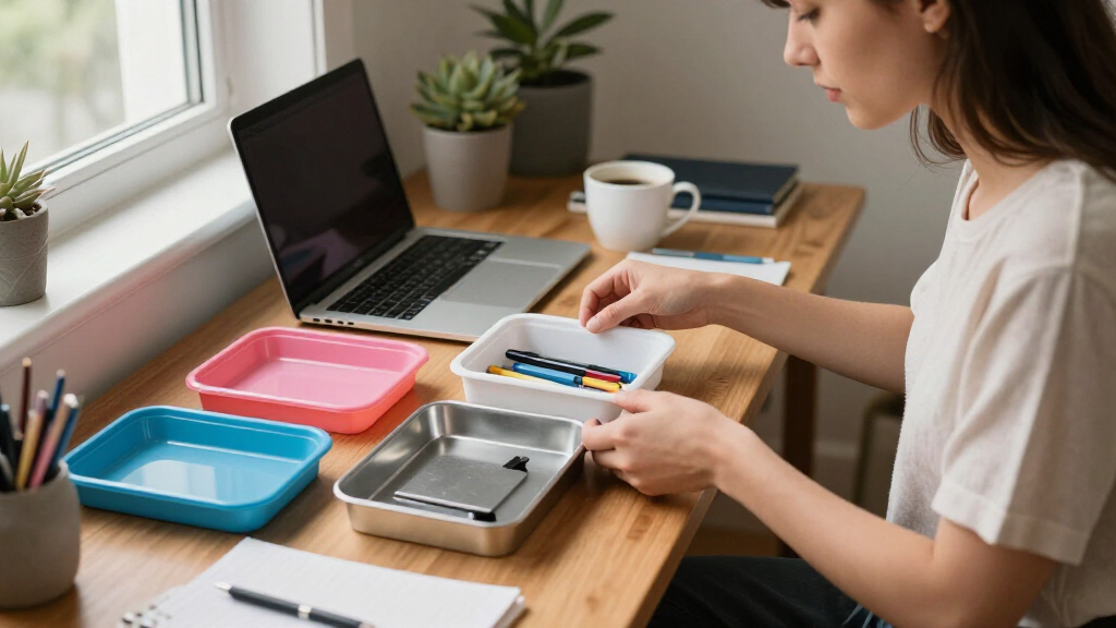 student desk organization trays