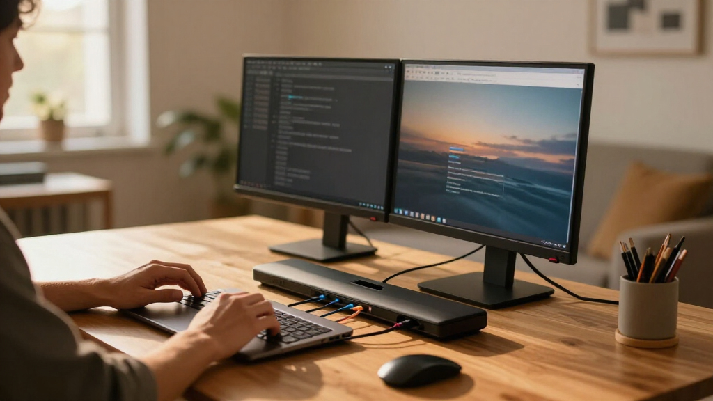 monitor splitters for workstations