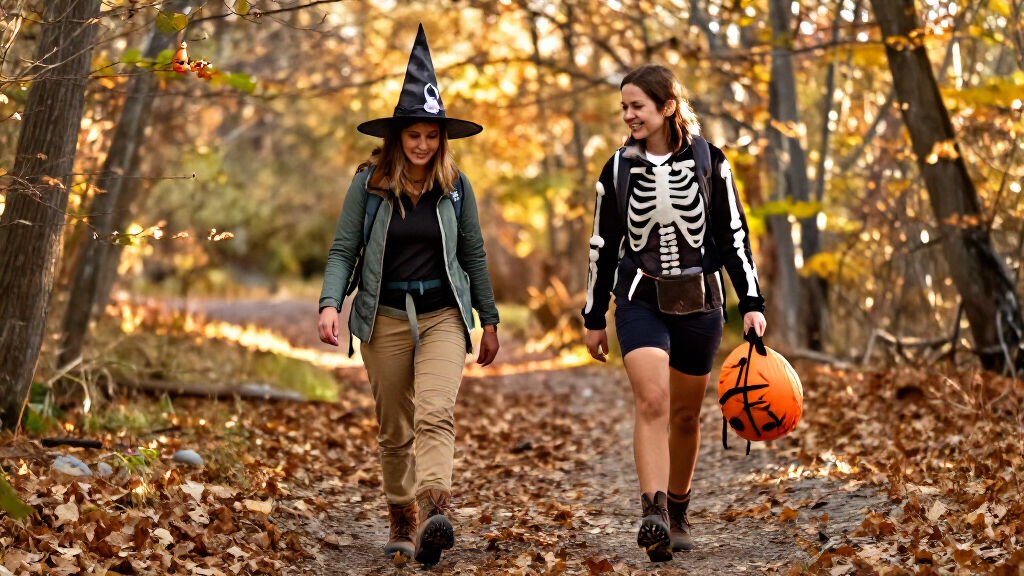 Halloween hiking costumes