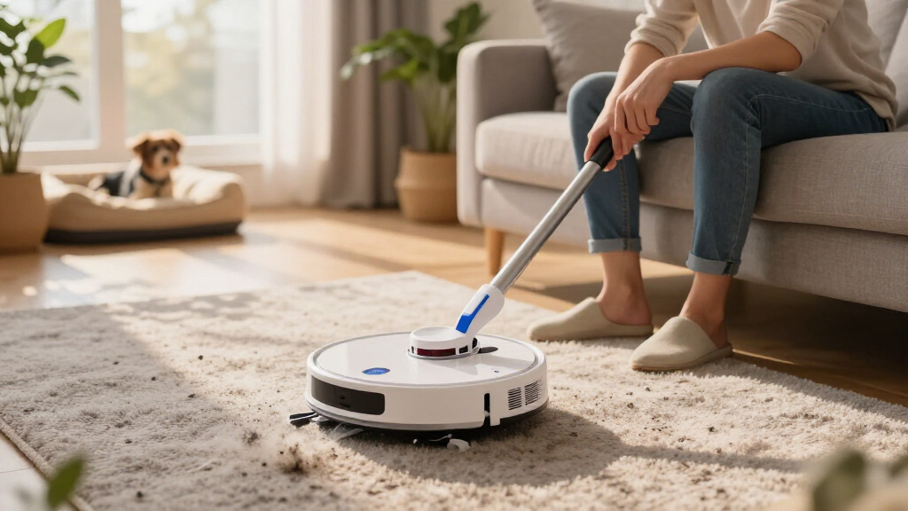 robot vacuum and mop for pet hair
