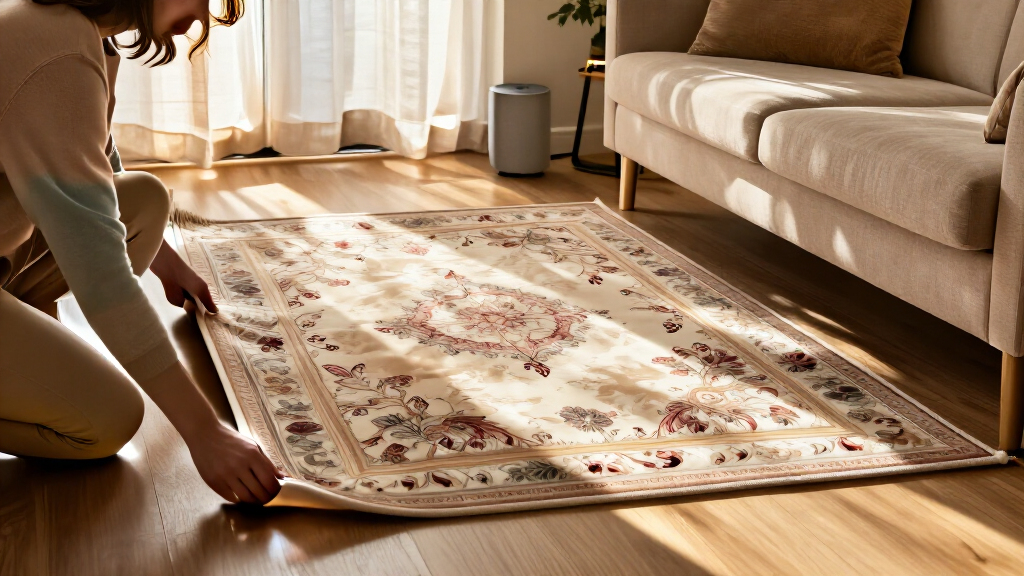 yilong nain design silk rug