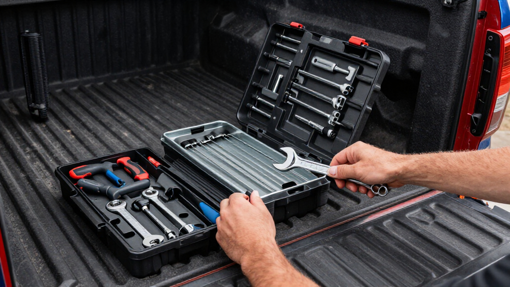 truck bed tool storage