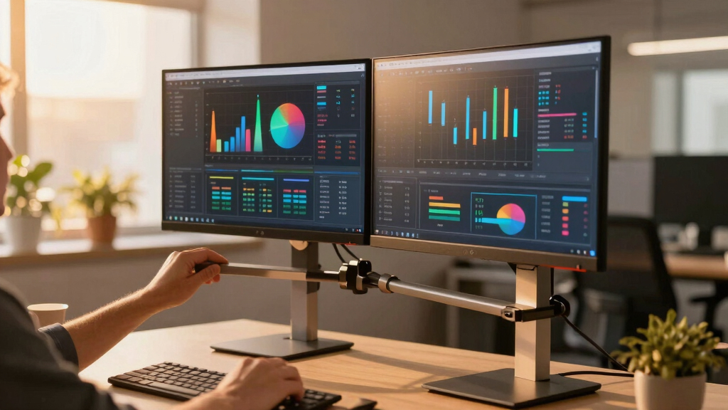 best dual monitor arm for standing desk