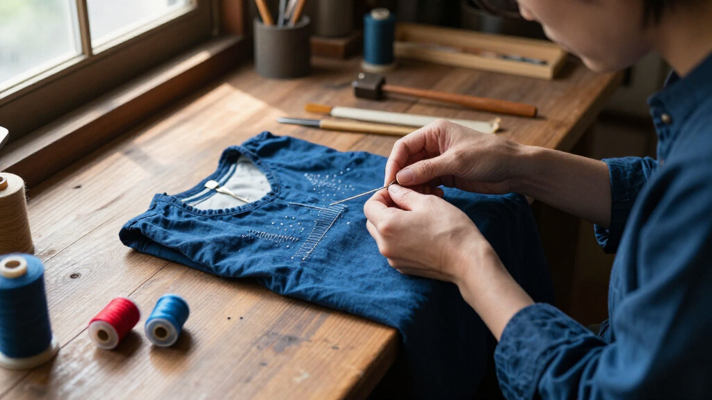 sashiko repair kits japanese