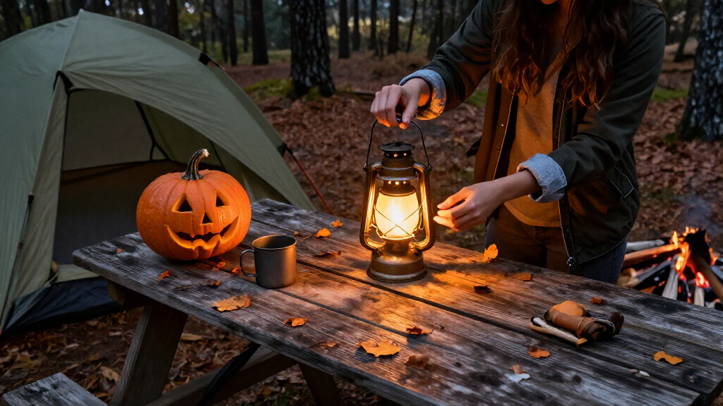 Halloween camping lanterns