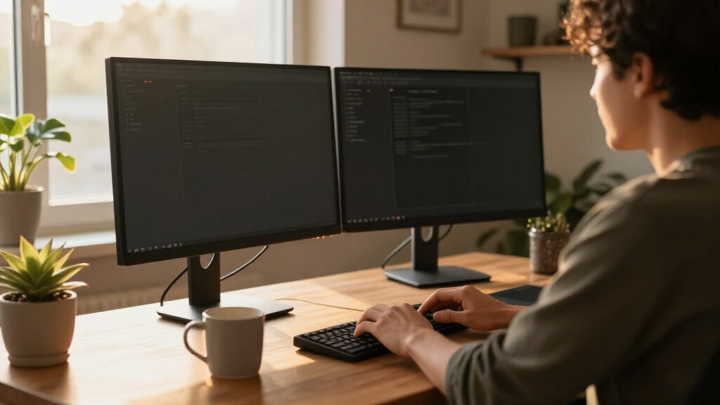 dual monitor bundle for home office