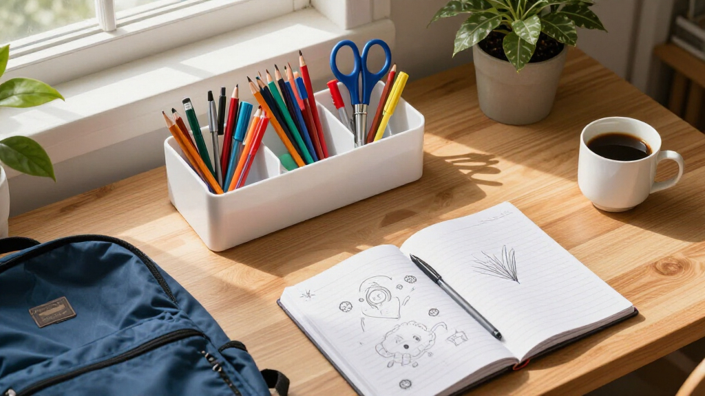 school supplies organizers