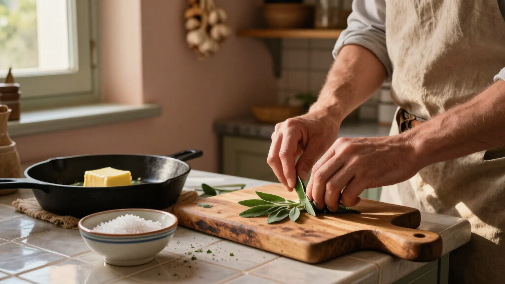 What should you expect from the traditional butter-and-sage dressing?