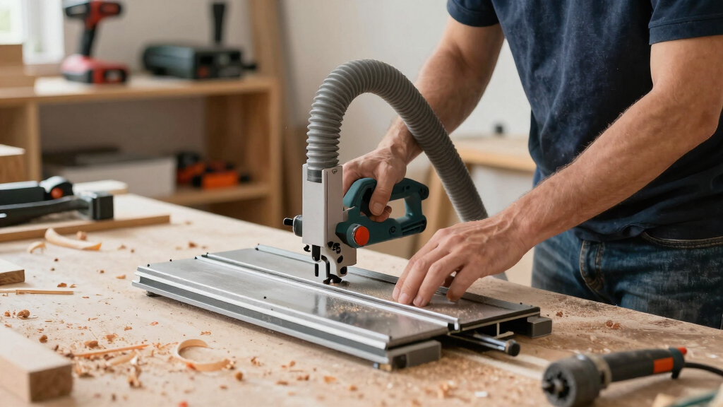 best track saw dust collection setup