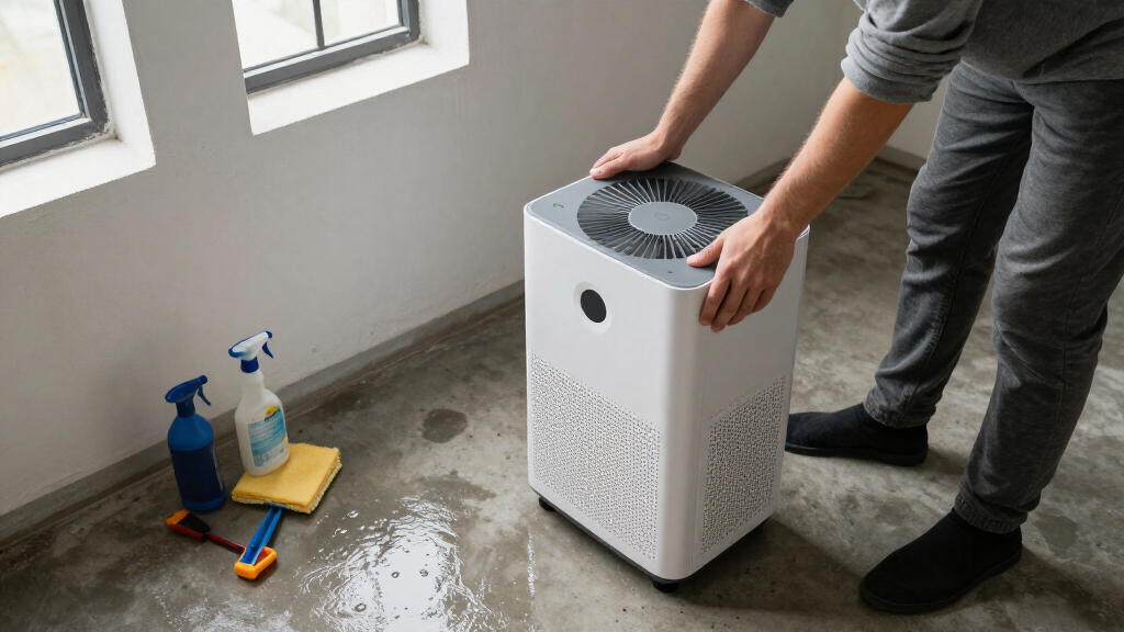 dehumidifier for basement water damage