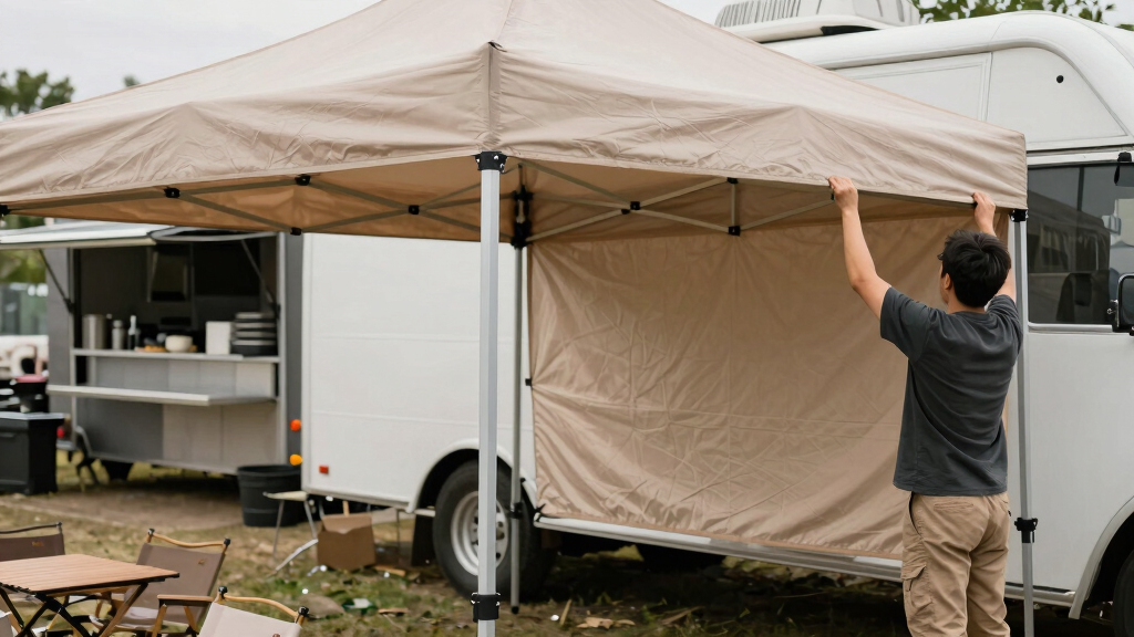 best heavy duty event tents for food trucks
