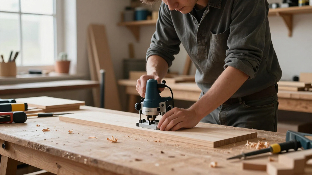 wood router plunge