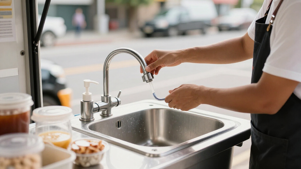 best food truck sink for temporary events
