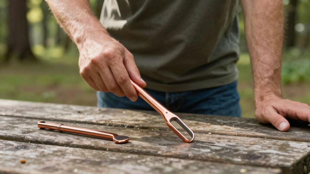 Copper tongue scraper set
