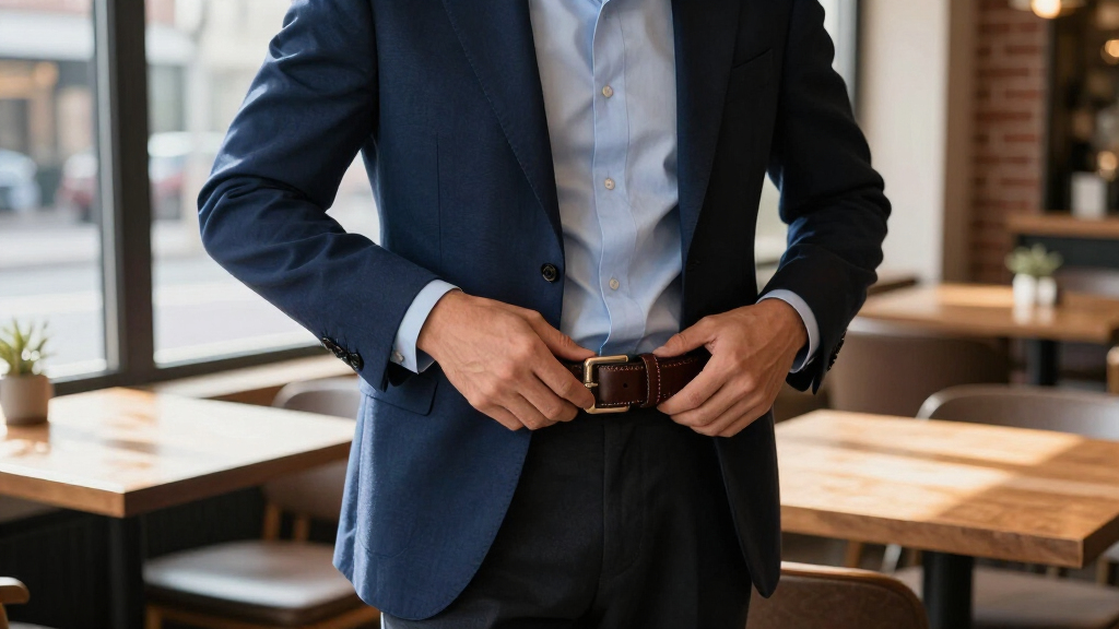 luxury leather belts for men