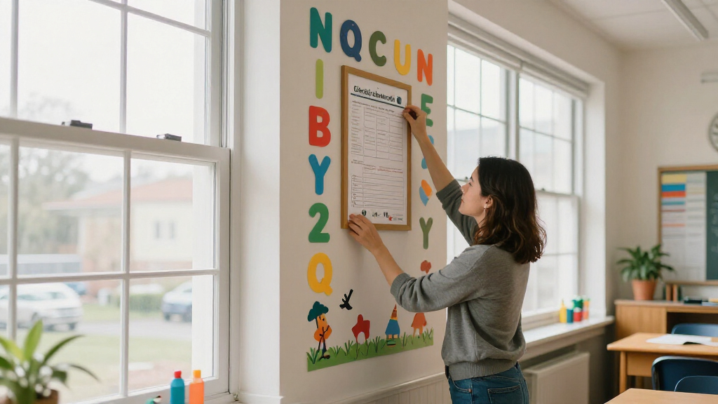 school-themed wall art decor