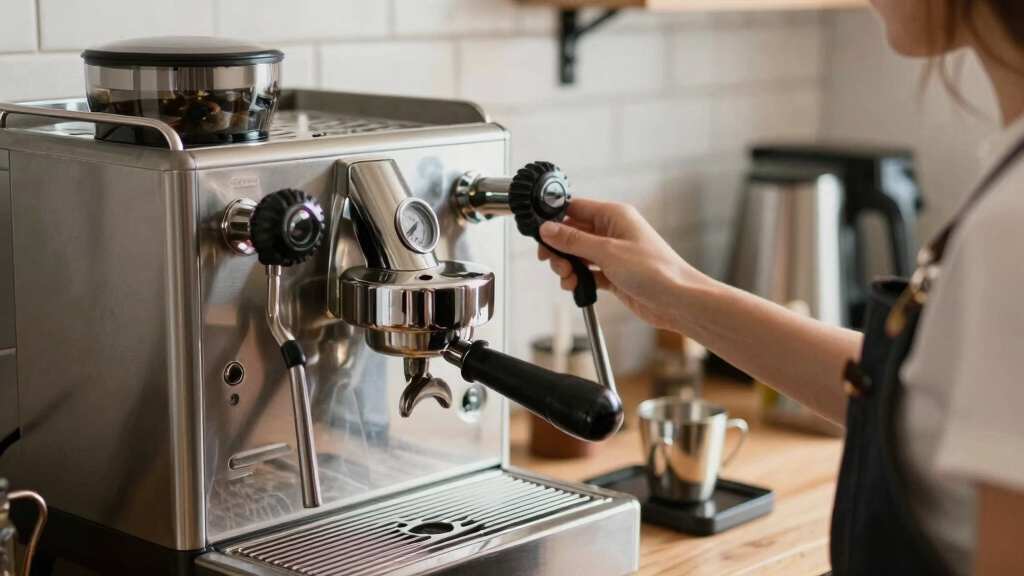 best flow control espresso machine with visible brew pressure gauge
