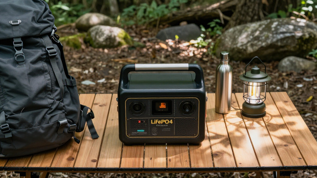 best portable LiFePO4 power station for camping