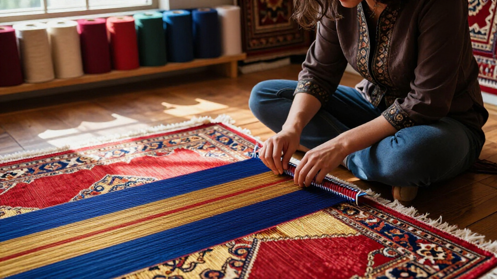 yilong custom commission silk carpet