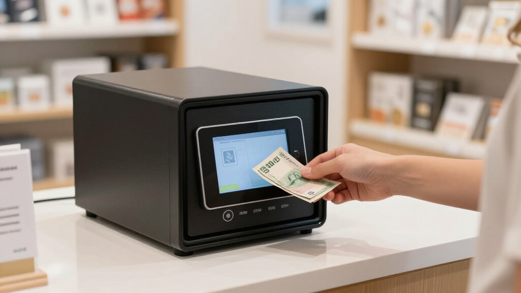 Smart safe for small business cash handling