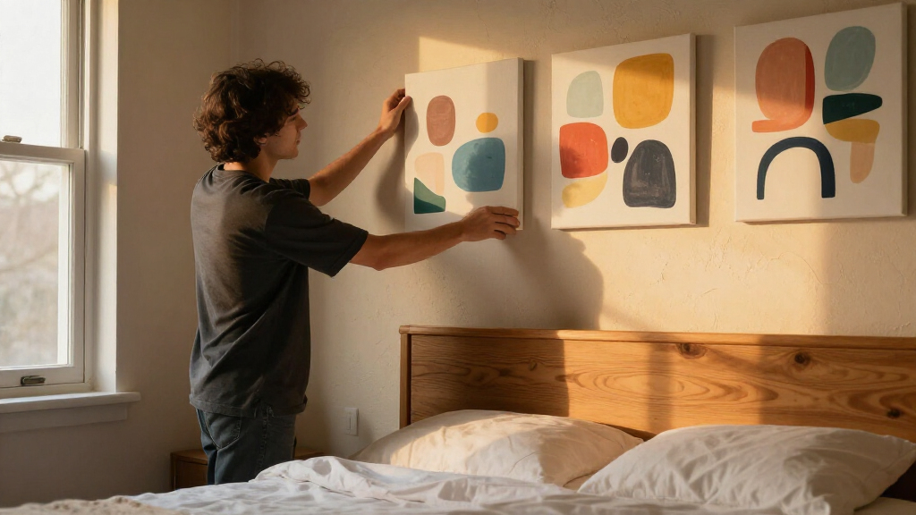bedroom wall art decor