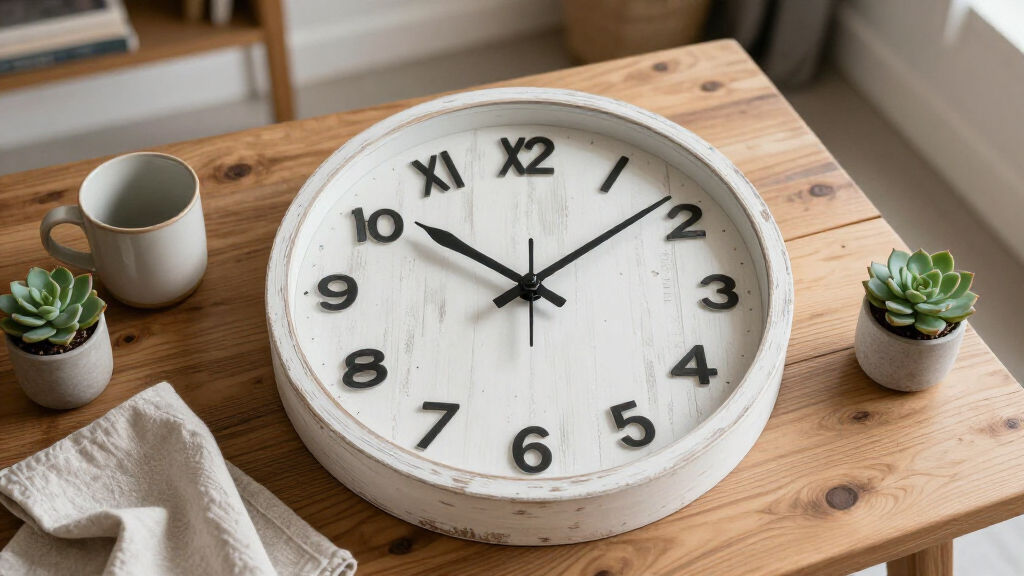 oversized wall clocks farmhouse modern styles