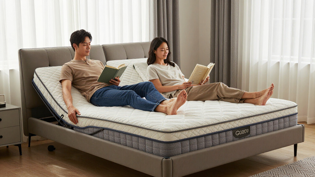 split king adjustable bed frame with quiet motor