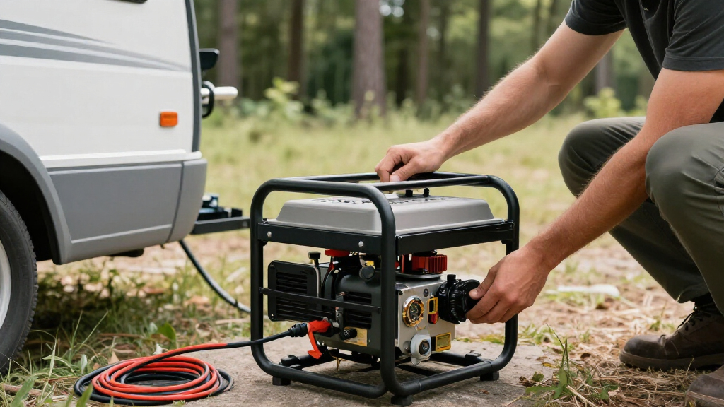 generator for pop up camper