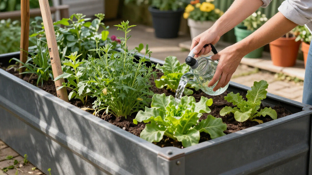 raised garden bed metal