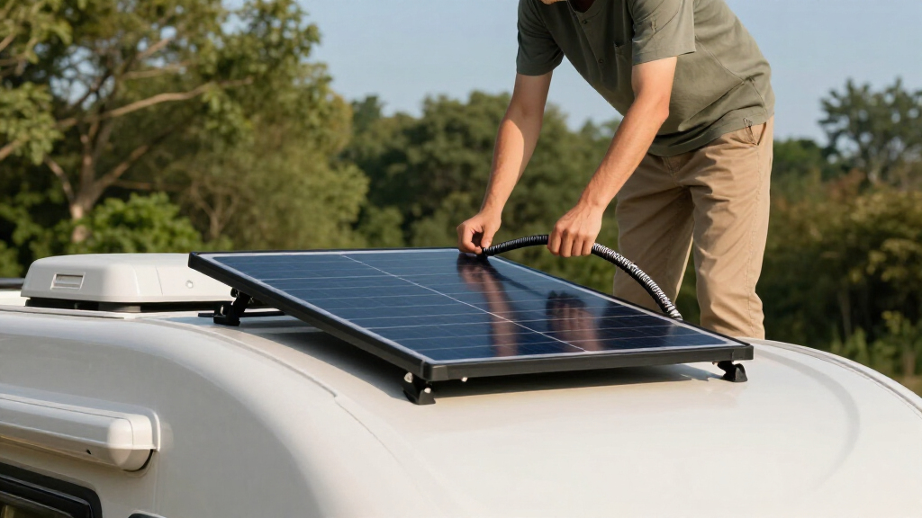 best portable solar panel for rv camping