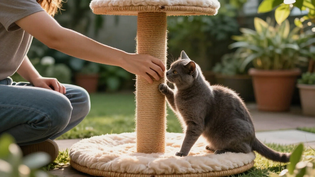 premium luxury cat scratching posts