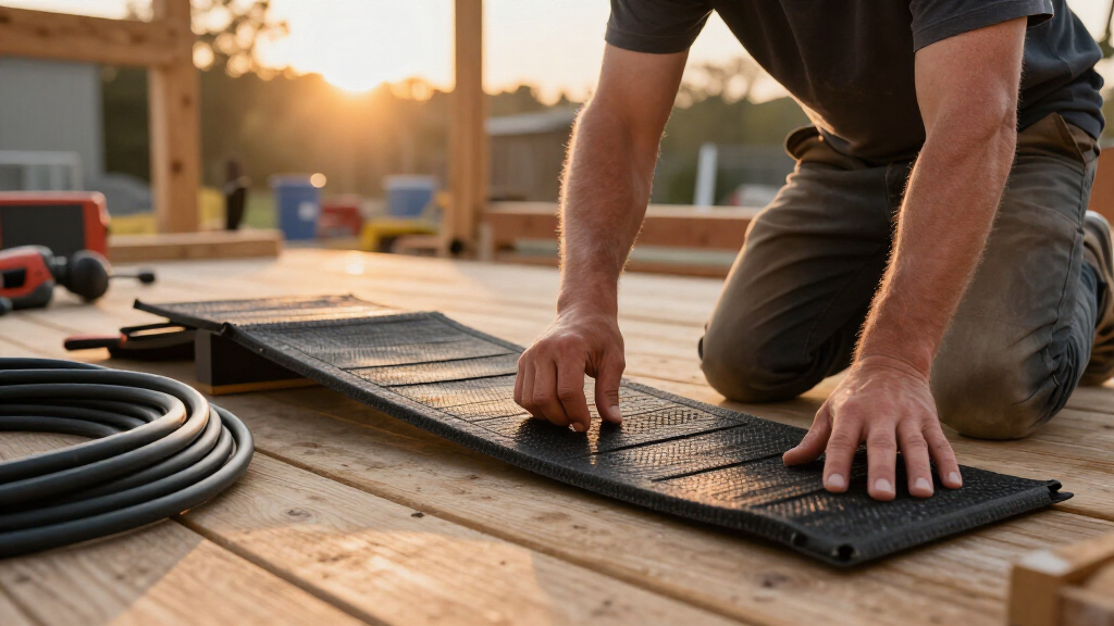 cable protector ramp for jobsite