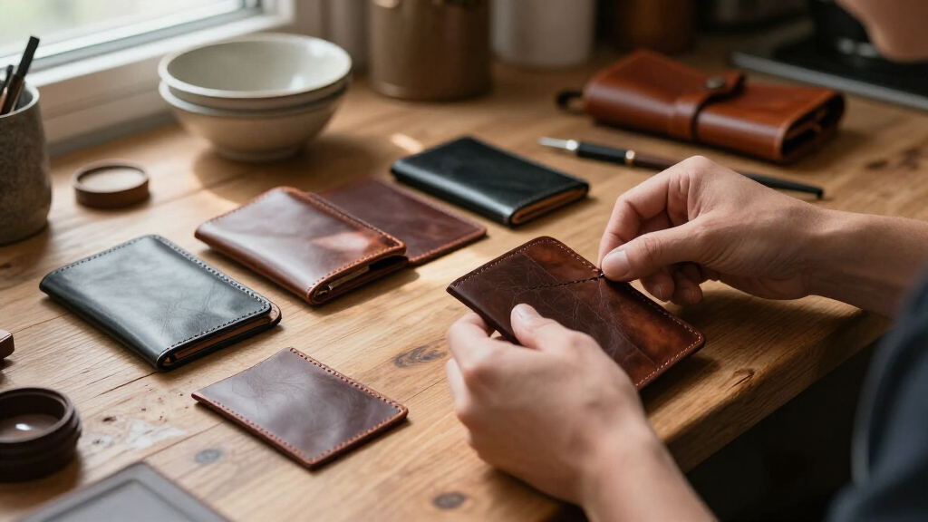 premium leather passport holder sets