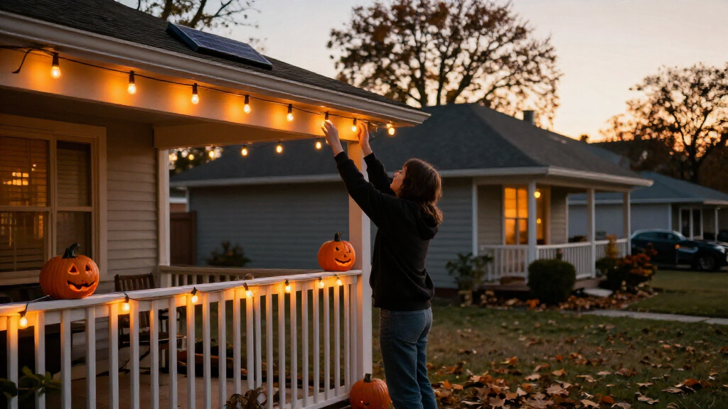 solar powered halloween lights