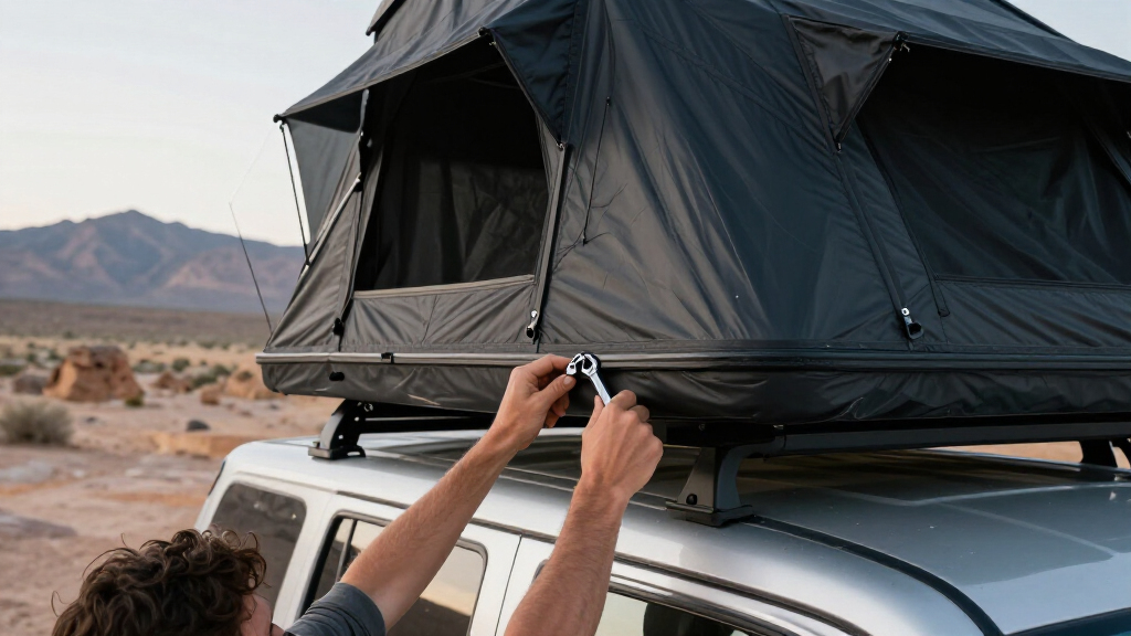 hard shell rooftop tent for overlanding