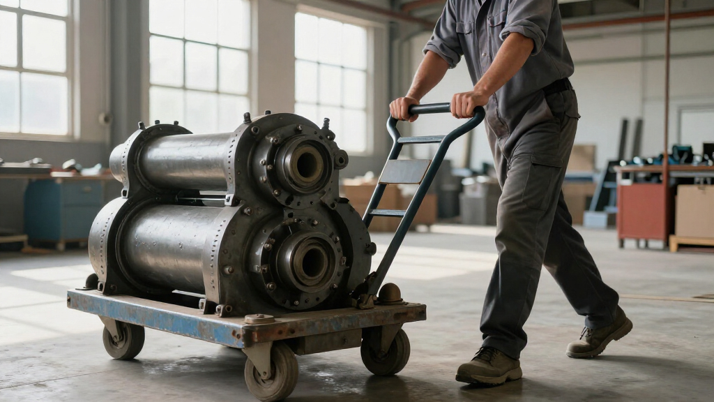 heavy duty equipment moving dolly