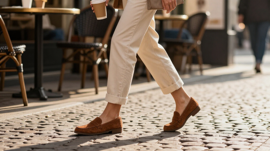 women's suede loafers