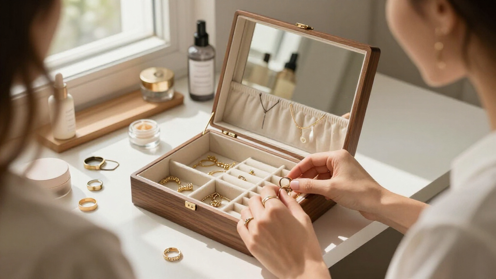 locking jewelry box organizer