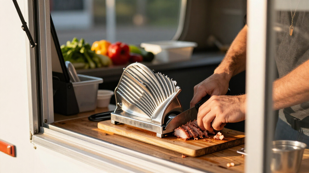 best compact meat slicers for small food trailers