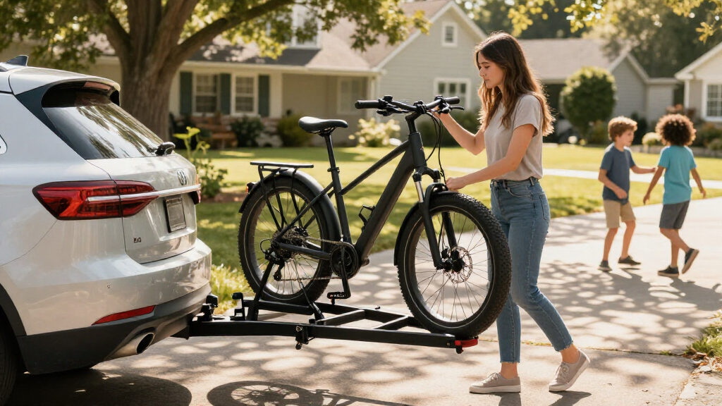 trailer hitch bike rack for ebikes