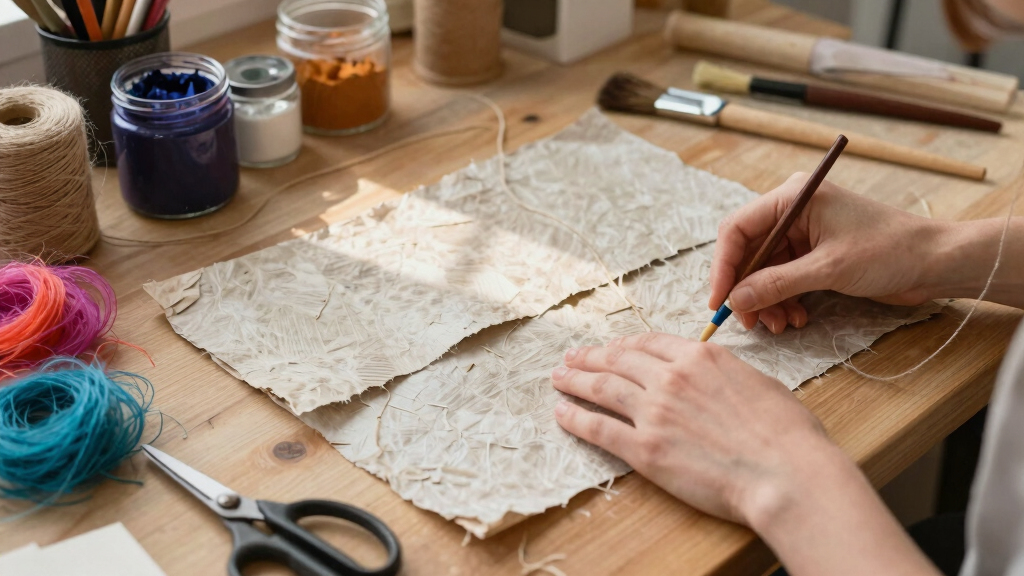 handmade paper craft supplies