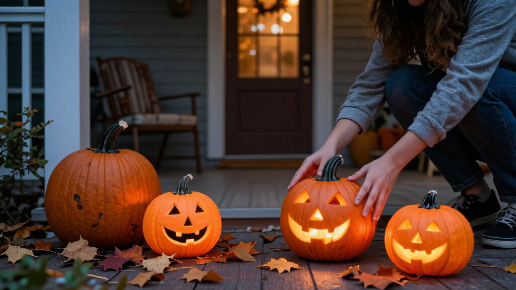 Halloween LED lanterns