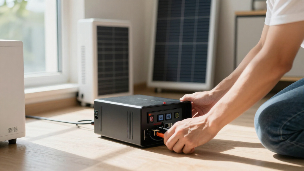 battery backup system with automatic switchover